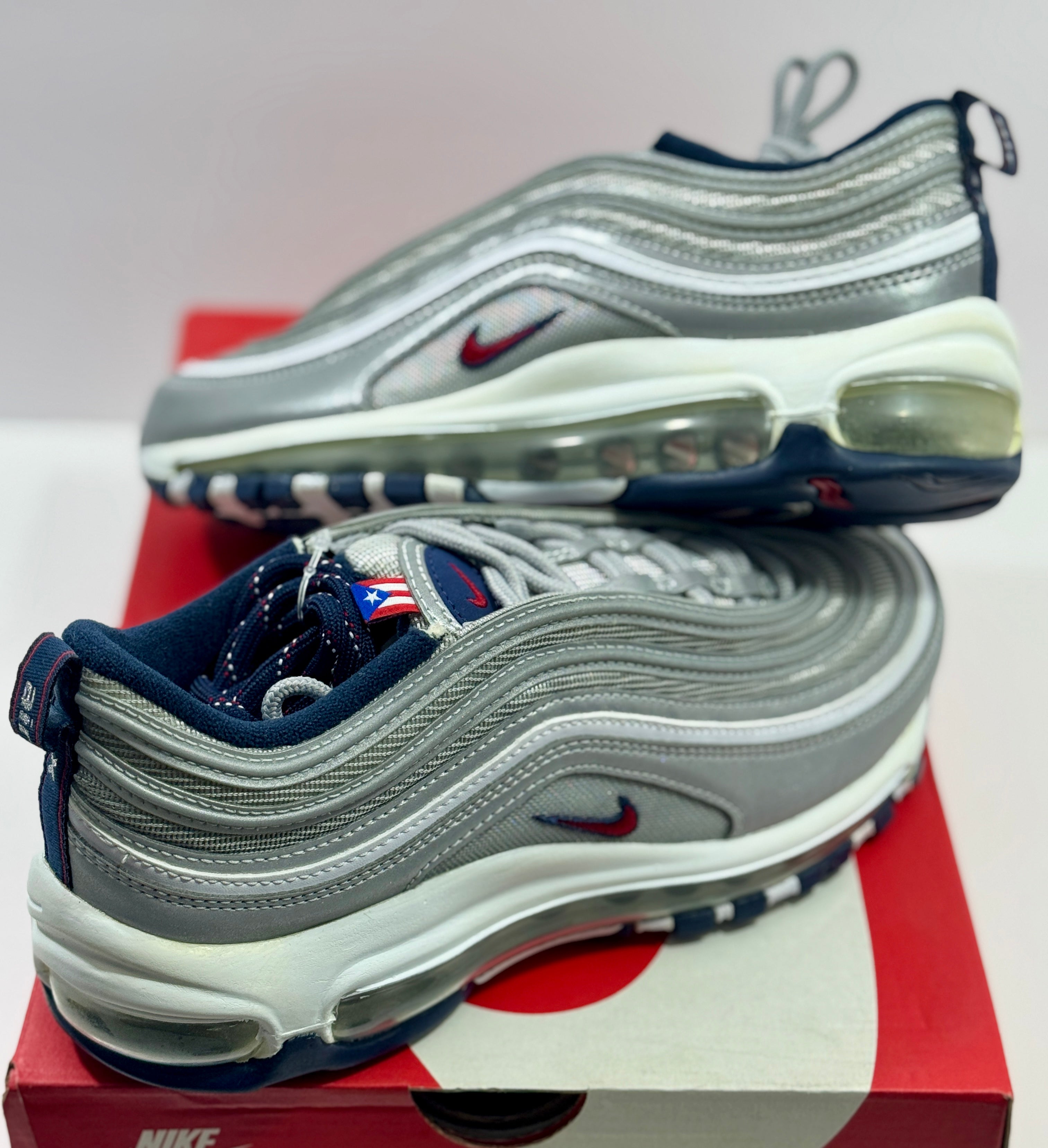 NEW SIZE 6 MENS - NIKE AIR MAX 97 OG SP/PRD "PUERTO RICO" 2021