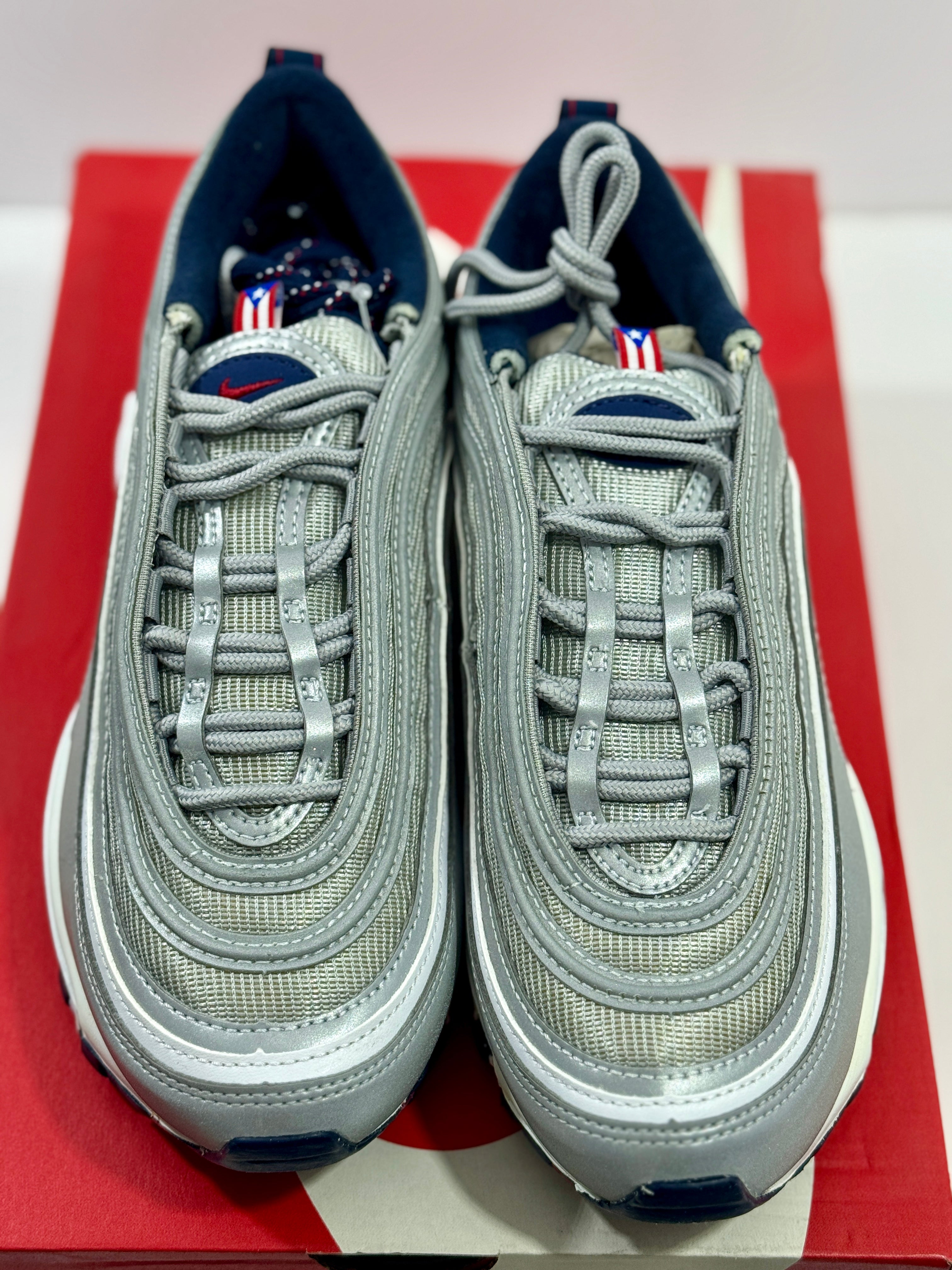 NEW SIZE 6 MENS - NIKE AIR MAX 97 OG SP/PRD "PUERTO RICO" 2021