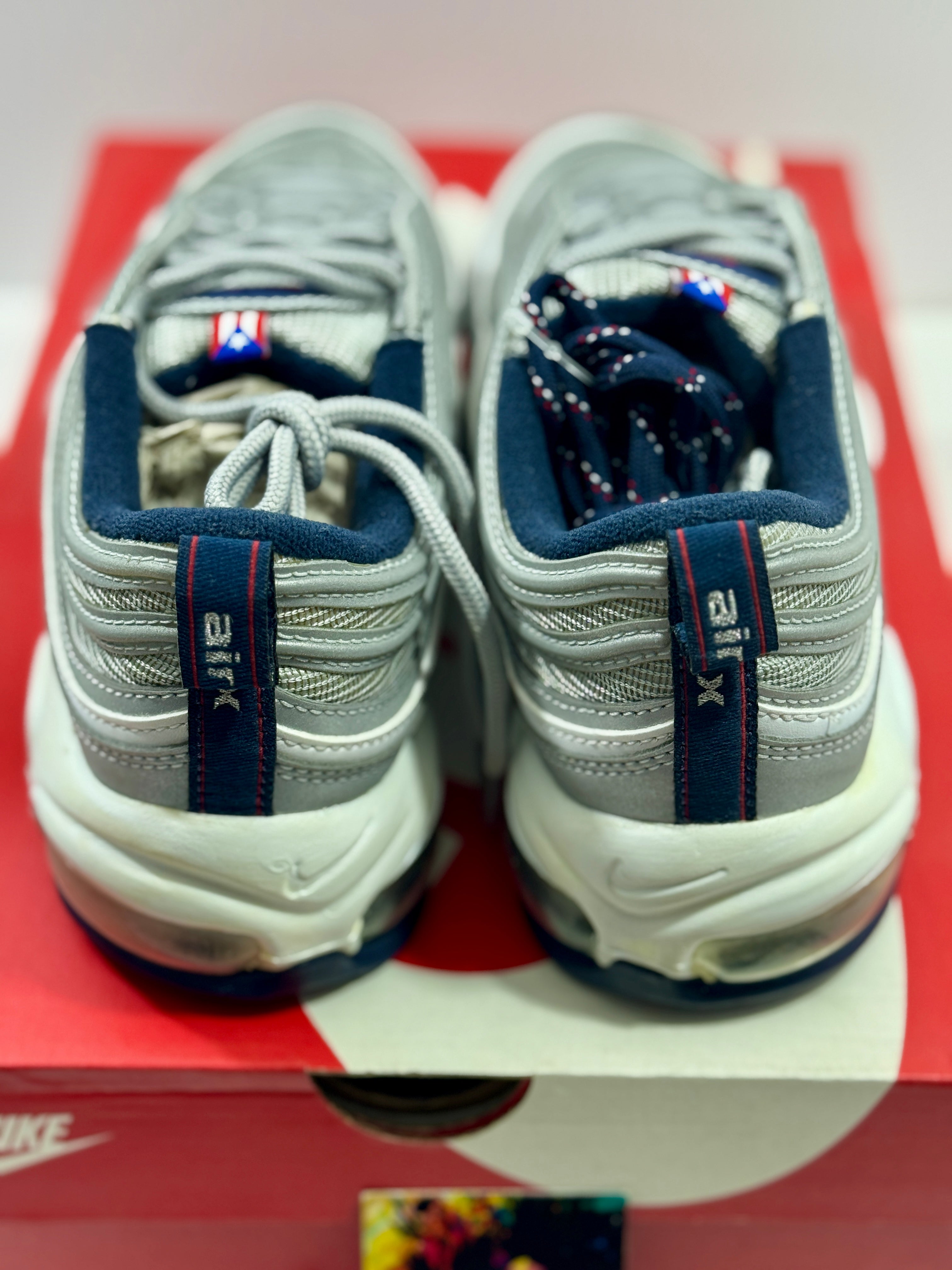 NEW SIZE 6 MENS - NIKE AIR MAX 97 OG SP/PRD "PUERTO RICO" 2021