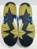USED SIZE 6.5 YOUTH - AIR JORDAN 6 RETRO BG "SPORT BLUE" 2014