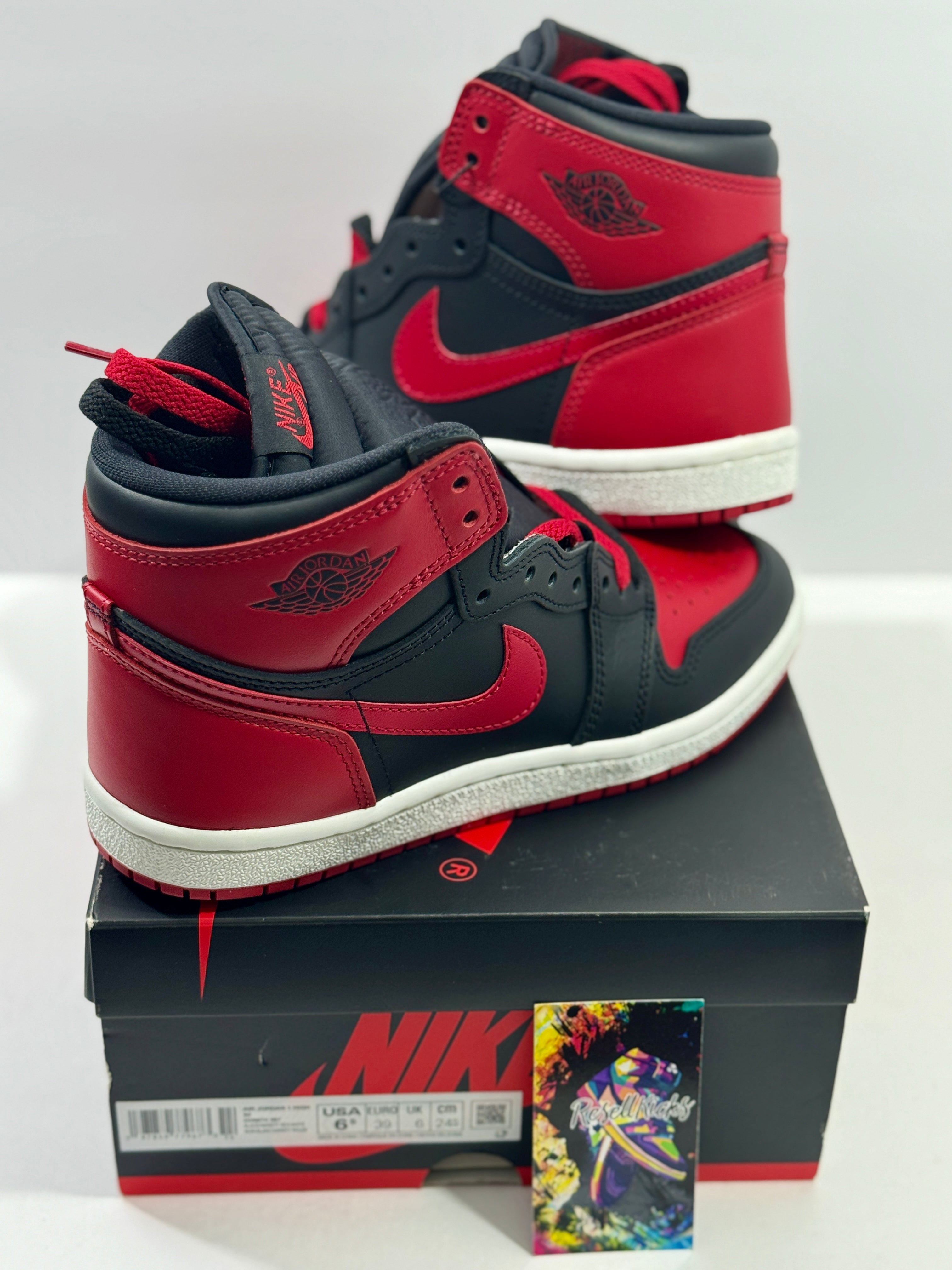 NEW SIZE 6.5 MENS - AIR JORDAN 1 RETRO HIGH "85 OG BRED/BANNED" 2025