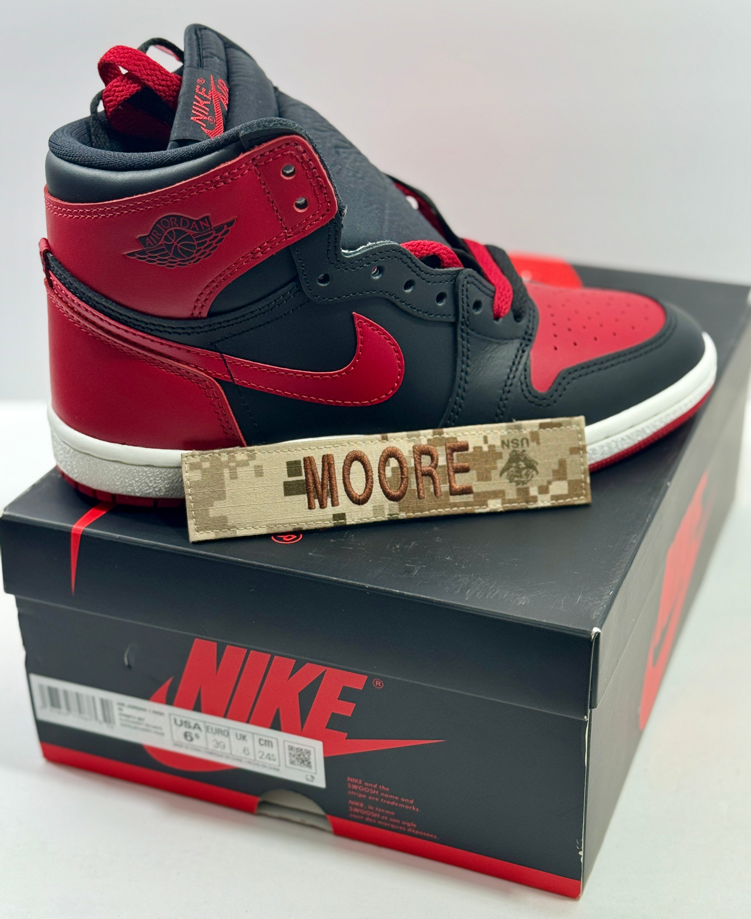NEW SIZE 6.5 MENS - AIR JORDAN 1 RETRO HIGH "85 OG BRED/BANNED" 2025