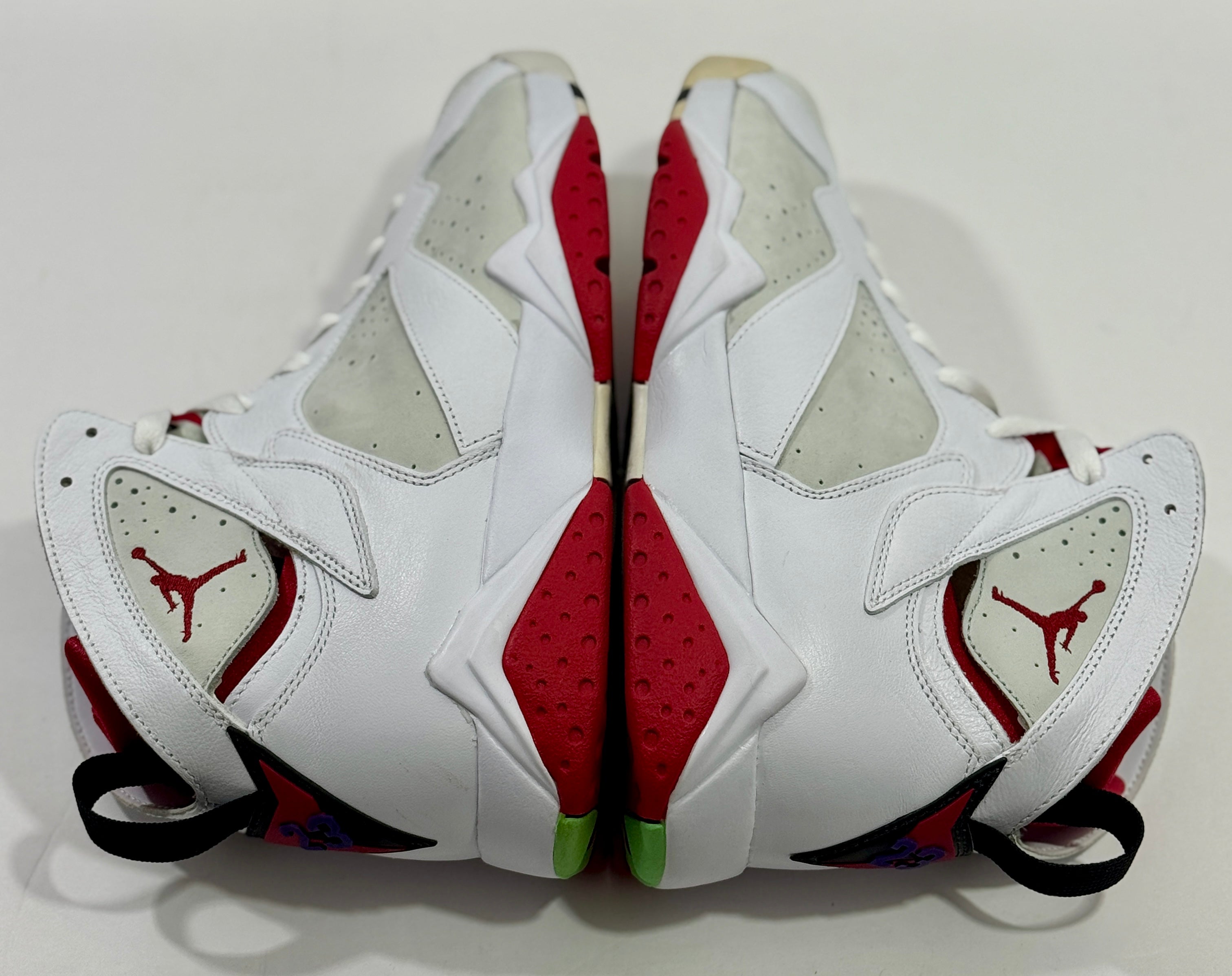 USED SIZE 10 MENS - AIR JORDAN 7 RETRO "HARE" 2015