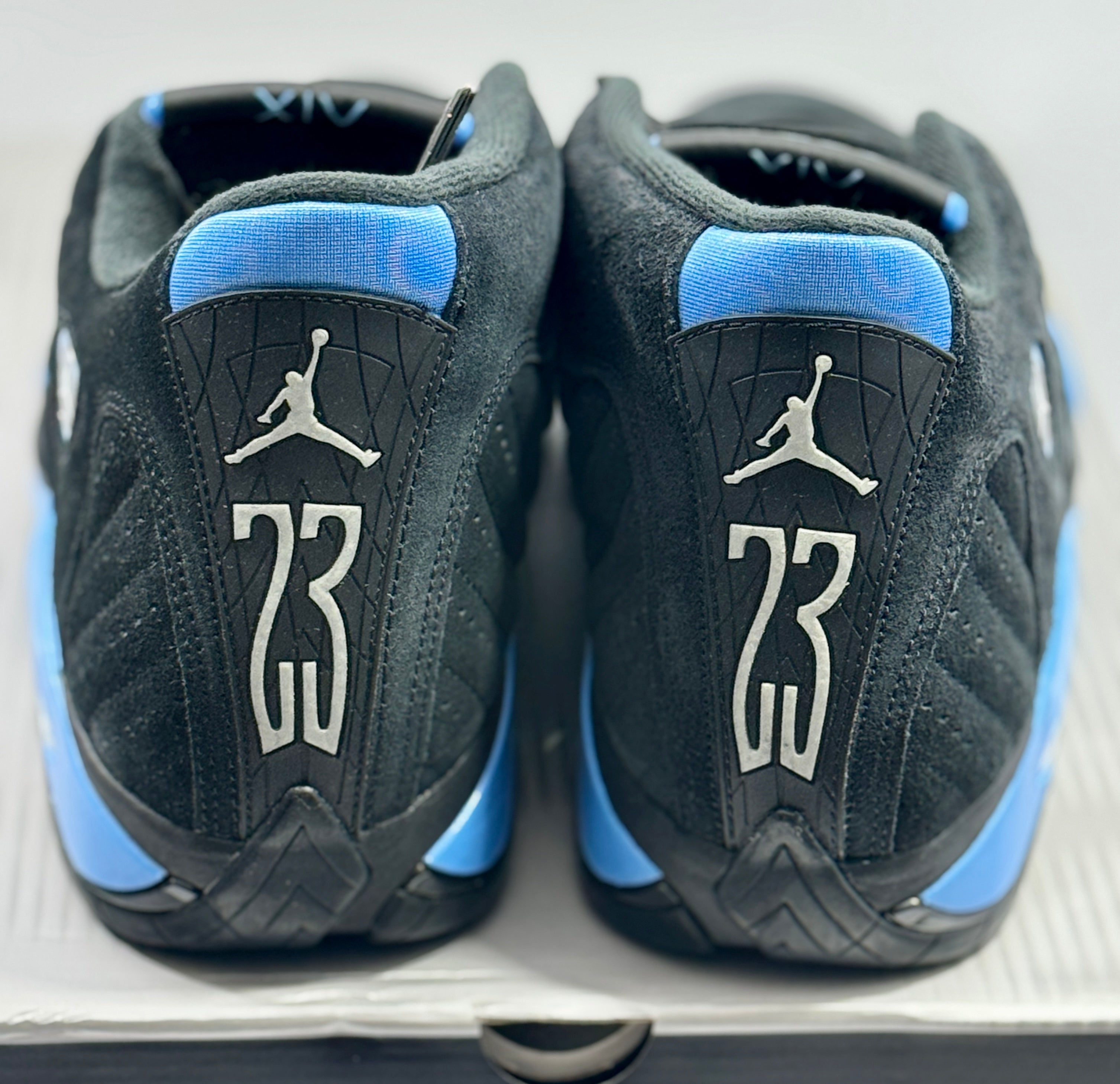 NEW SIZE 12 MENS - AIR JORDAN 14 RETRO "BLACK UNIVERSITY BLUE" 2026