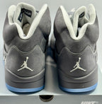 NEW SIZE 9.5 MENS - AIR JORDAN 5 RETRO "WOLF GREY" 2026