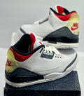 NEW W/DEFECTS SIZE 8 MENS - AIR JORDAN 3 RETRO SE "FIRE RED DENIM" 2020