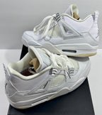 USED SIZE 10.5 MENS - AIR JORDAN 4 RETRO "PURE MONEY" 2017