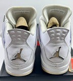 USED SIZE 10.5 MENS - AIR JORDAN 4 RETRO "PURE MONEY" 2017