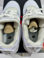 USED SIZE 10.5 MENS - AIR JORDAN 4 RETRO "PURE MONEY" 2017