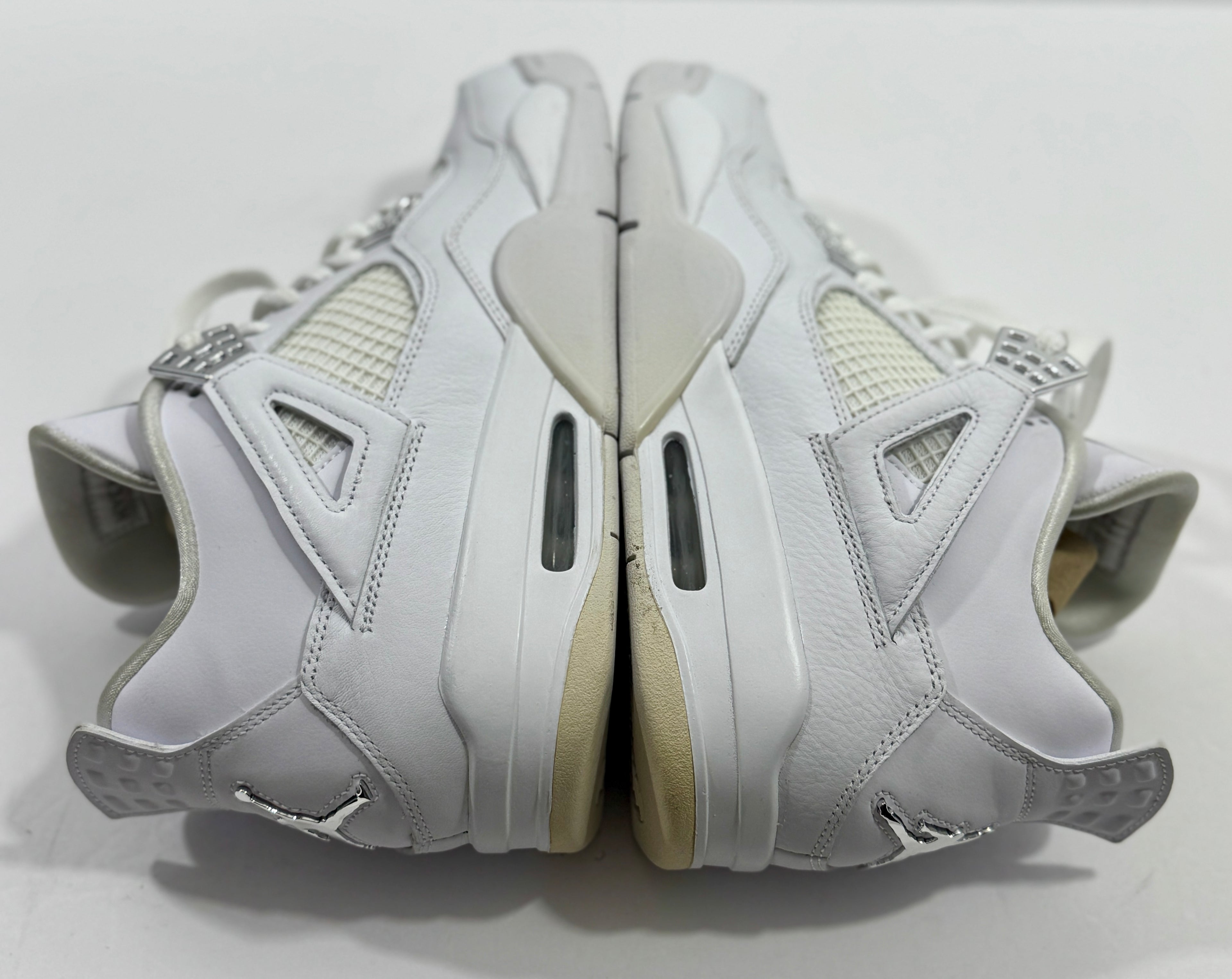 USED SIZE 10.5 MENS - AIR JORDAN 4 RETRO "PURE MONEY" 2017
