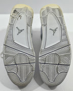 USED SIZE 10.5 MENS - AIR JORDAN 4 RETRO "PURE MONEY" 2017