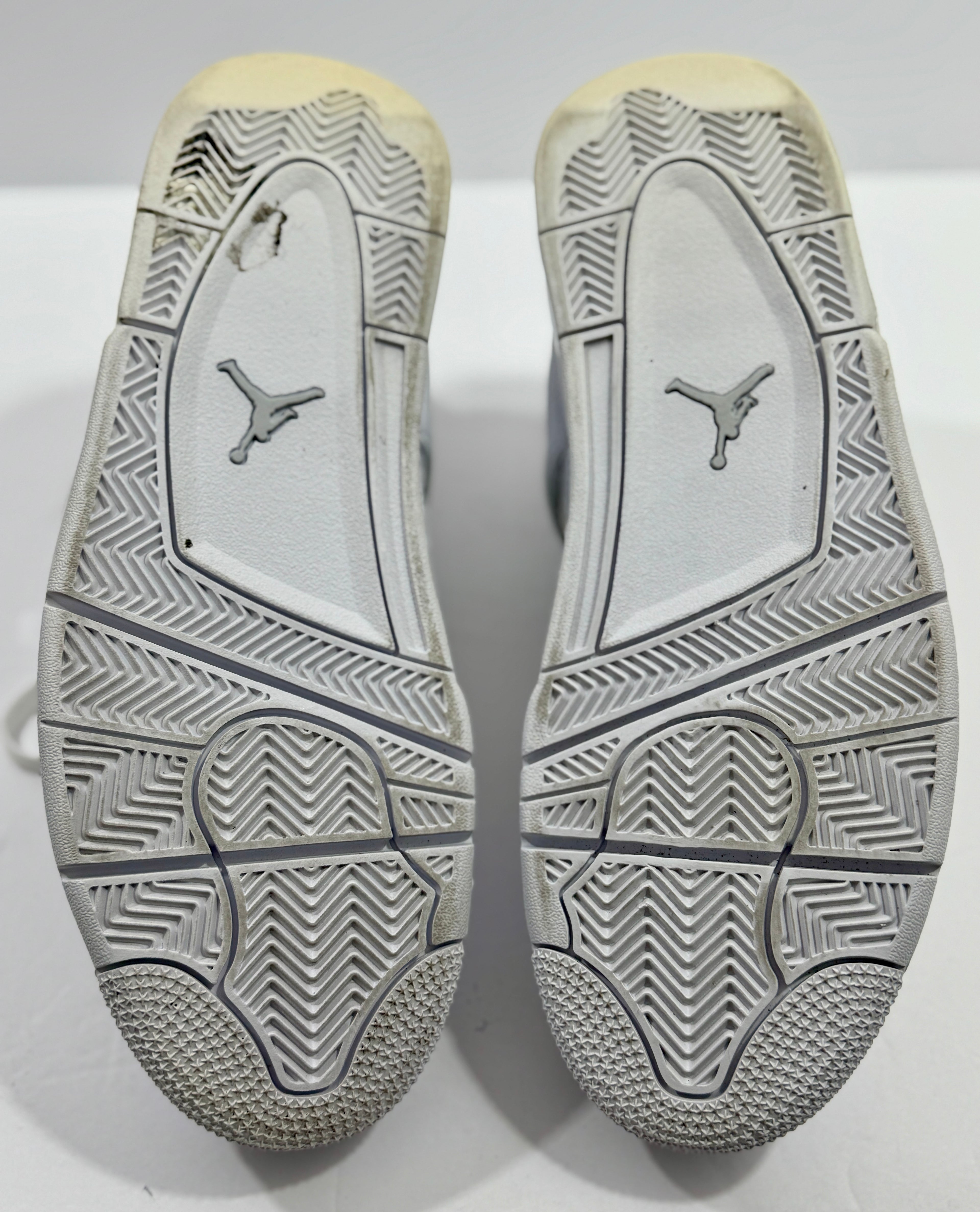 USED SIZE 10.5 MENS - AIR JORDAN 4 RETRO "PURE MONEY" 2017