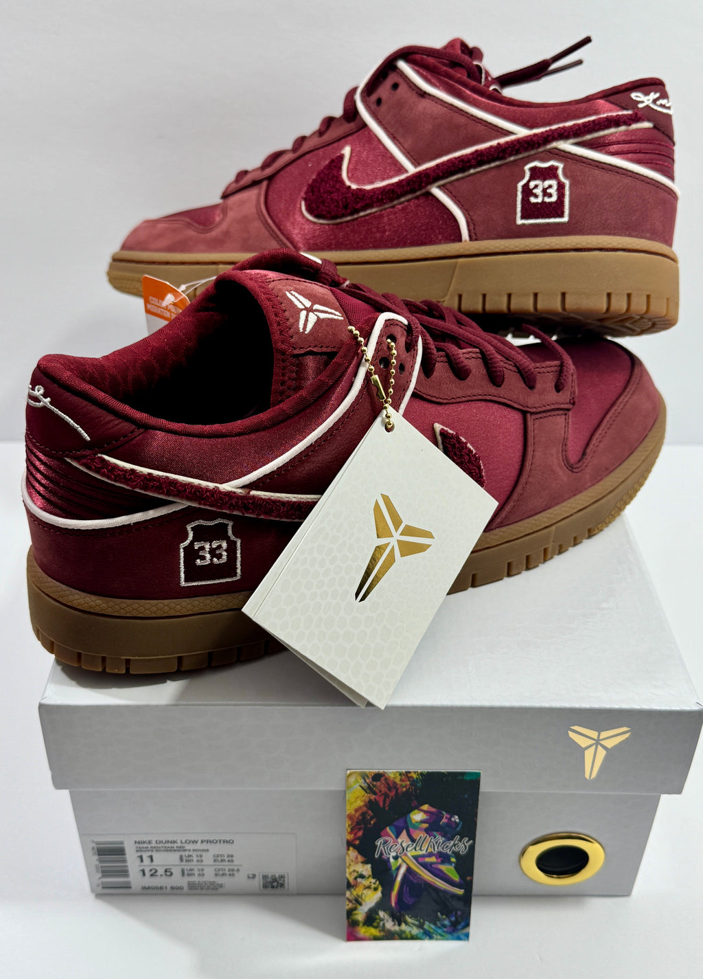 NEW SIZE 11 MENS - NIKE DUNK LOW PROTRO "KOBE BRYANT LOWER MERION AWAY" 2026