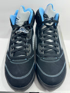 NEW SIZE 12 MENS - AIR JORDAN 5 RETRO "BLACK UNIVERSITY BLUE" 2026