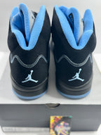 NEW SIZE 12 MENS - AIR JORDAN 5 RETRO "BLACK UNIVERSITY BLUE" 2026