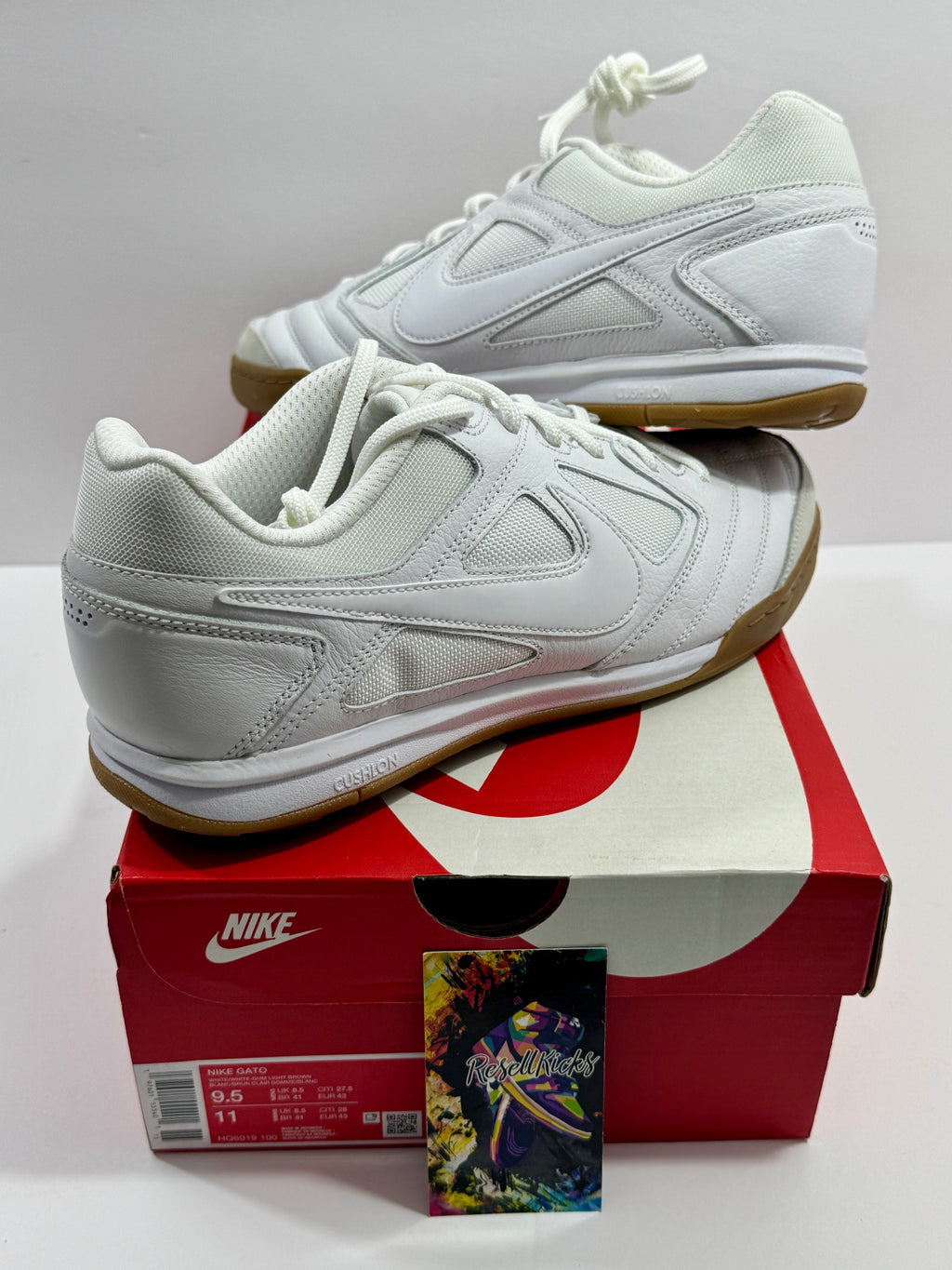 NEW SIZE 9.5 MENS - NIKE GATO "WHITE GUM" 2025