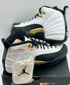 NEW SIZE 4 YOUTH - AIR JORDAN 12 RETRO "ROYALTY TAXI" 2021
