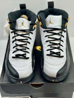 NEW SIZE 4 YOUTH - AIR JORDAN 12 RETRO "ROYALTY TAXI" 2021