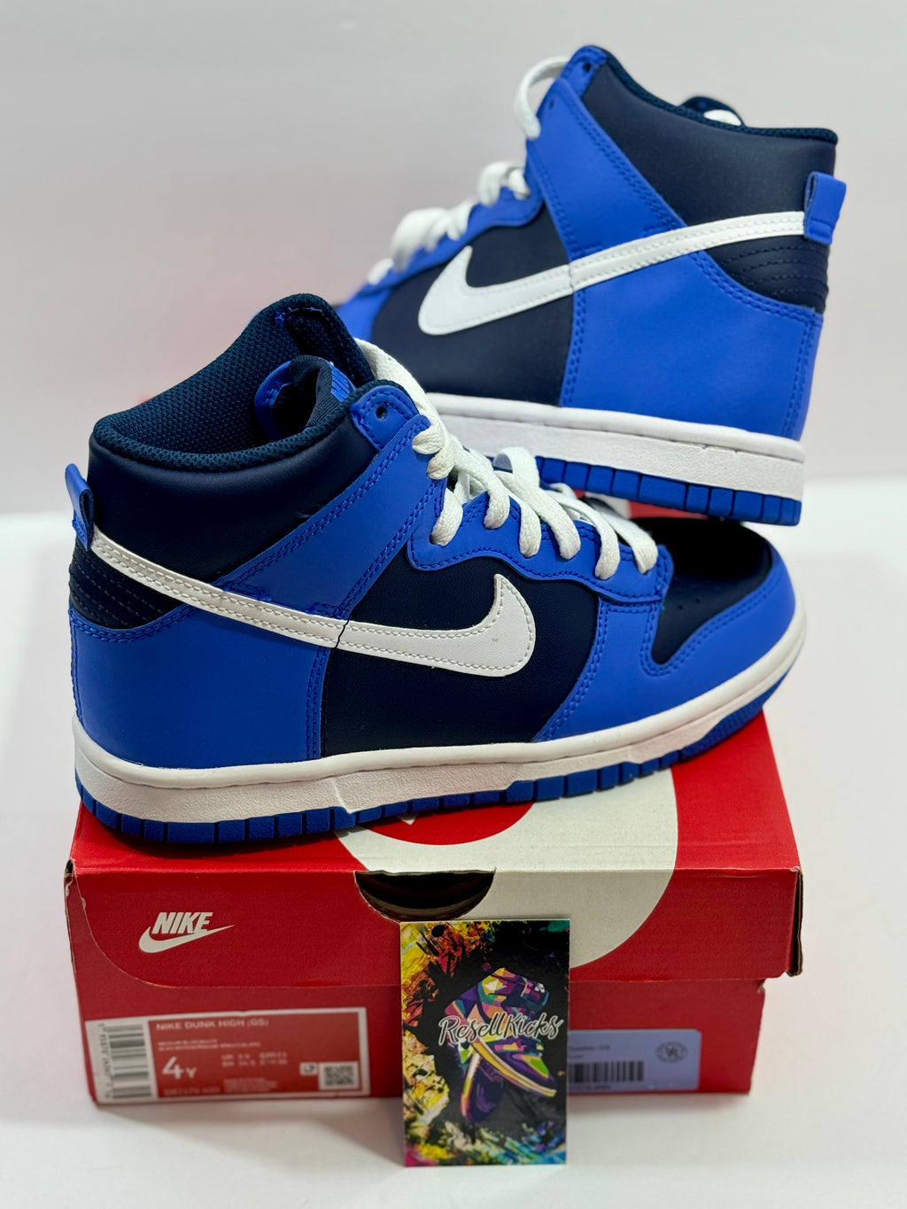 NEW SIZE 4 YOUTH - NIKE DINK HIGH "OBSIDIAN" 2022
