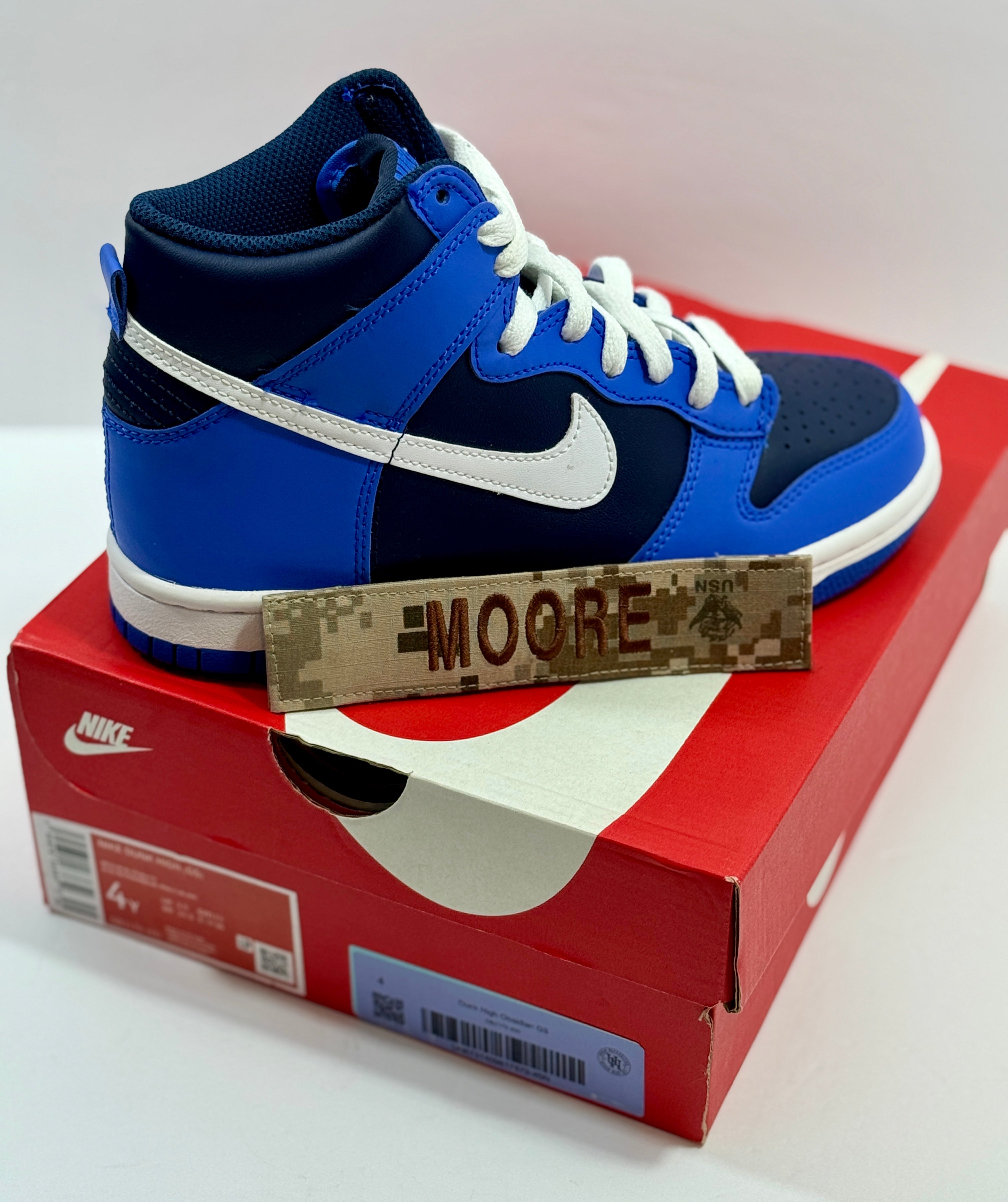 NEW SIZE 4 YOUTH - NIKE DINK HIGH "OBSIDIAN" 2022