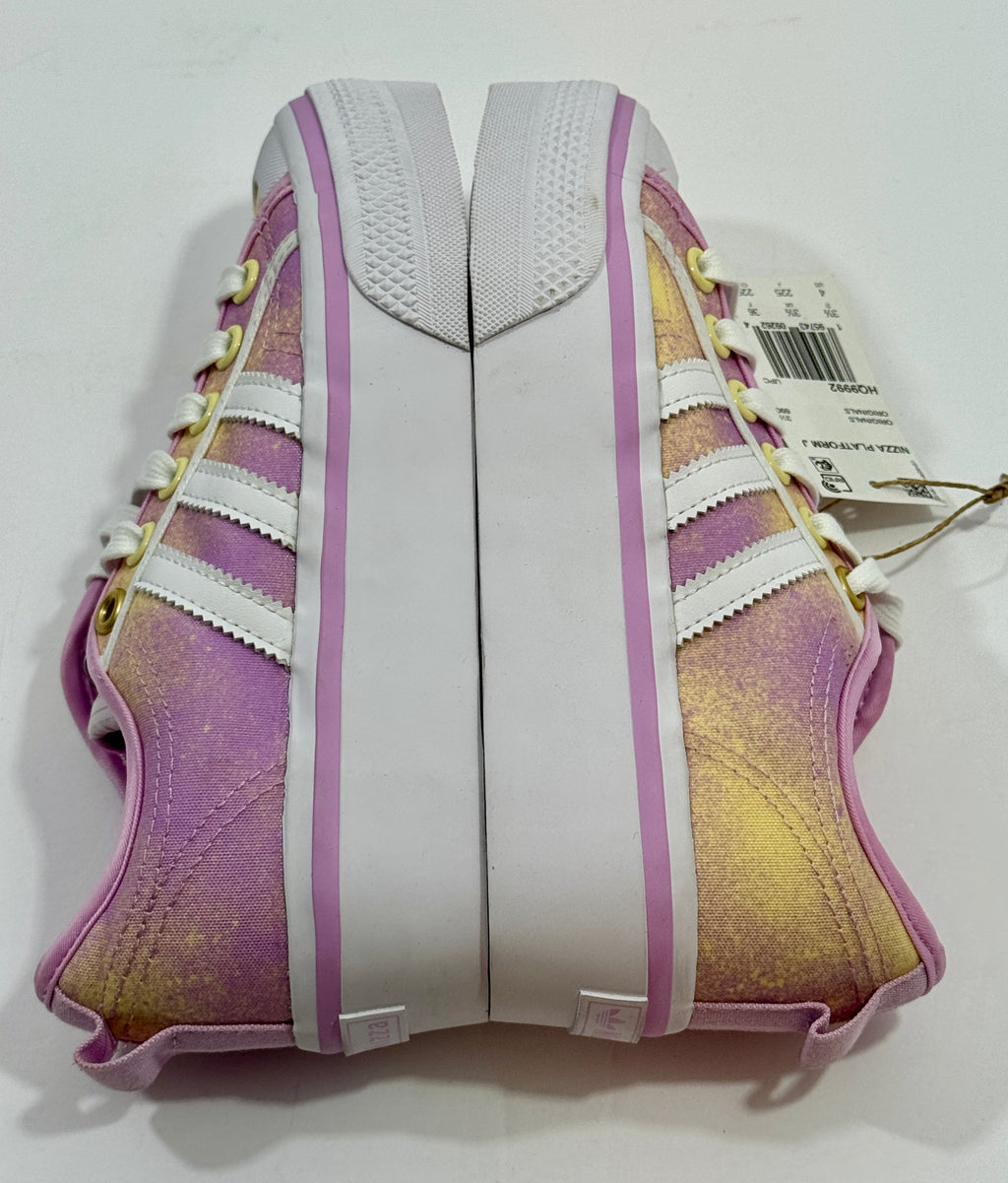NEW SIZE 4 YOUTH -ADIDAS NIZZA PLATFORM J