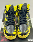 NEW SIZE 7.5 MENS - NIKE DUNK HIGH 1985 SP "YELLOW ACID WASH" 2022