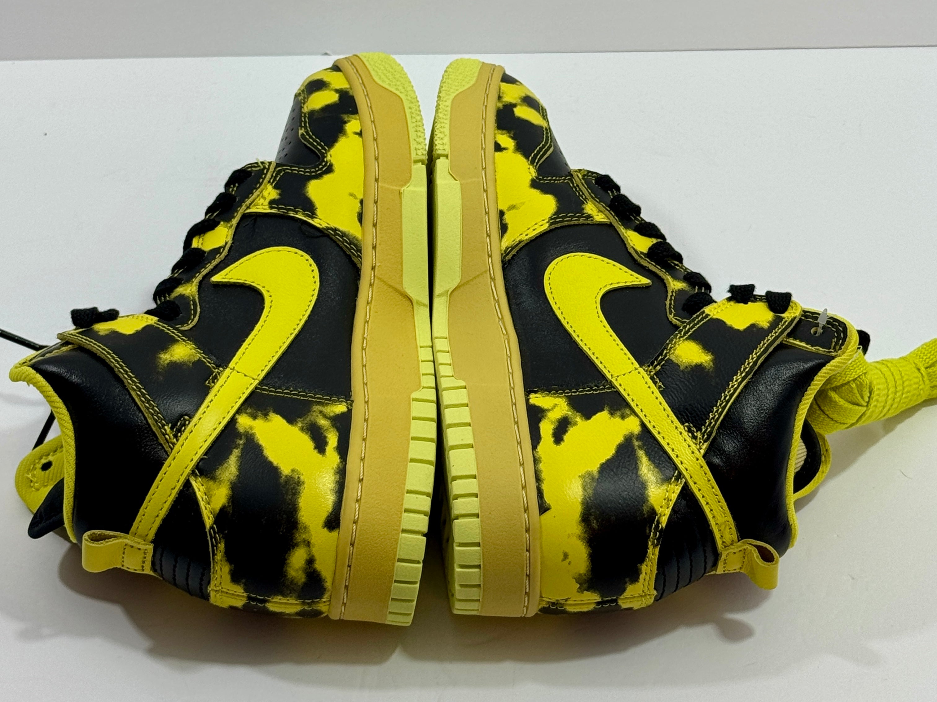 NEW SIZE 7.5 MENS - NIKE DUNK HIGH 1985 SP "YELLOW ACID WASH" 2022