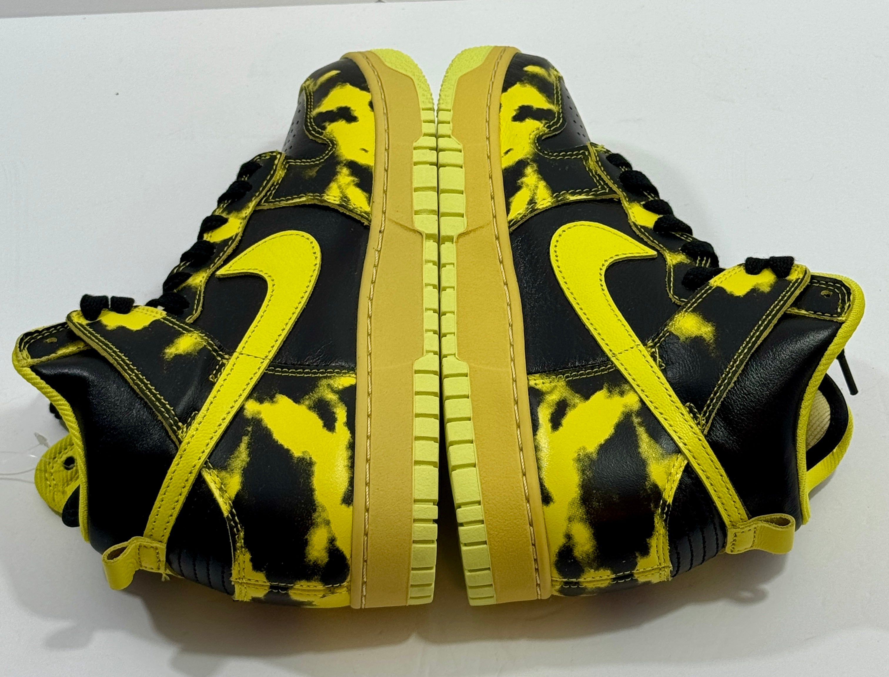 NEW SIZE 7.5 MENS - NIKE DUNK HIGH 1985 SP "YELLOW ACID WASH" 2022