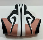 NEW SIZE 14 MENS - AIR JORDAN 1 MID "WHITE RUST PINK BLACK" 2025