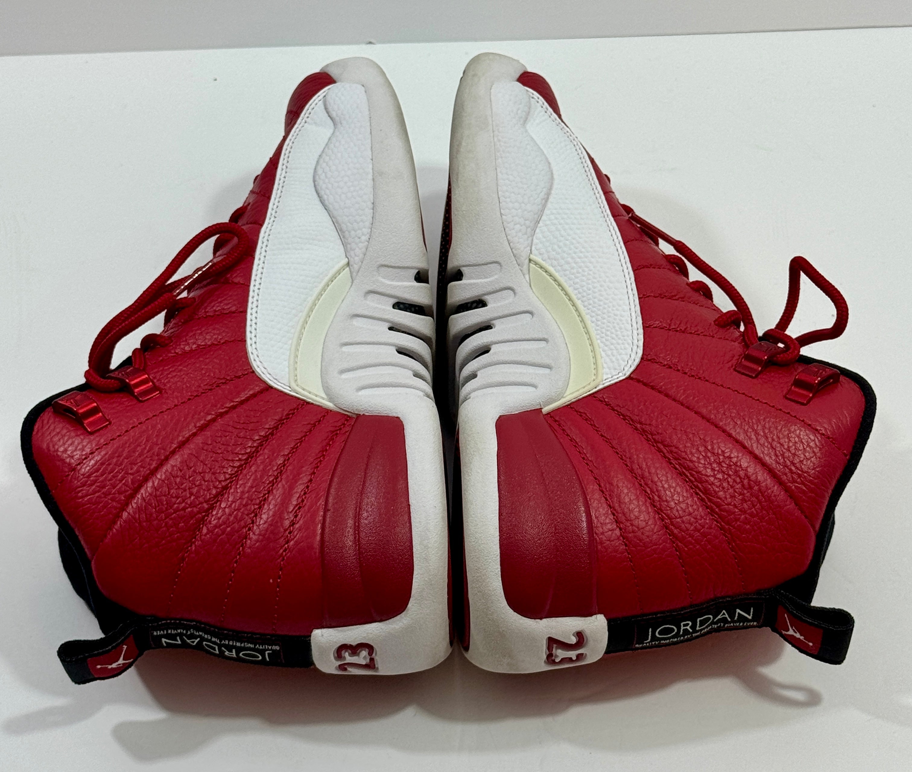 USED SIZE 6.5 YOUTH - AIR JORDAN 12 RETRO "GYM RED" 2016 GS