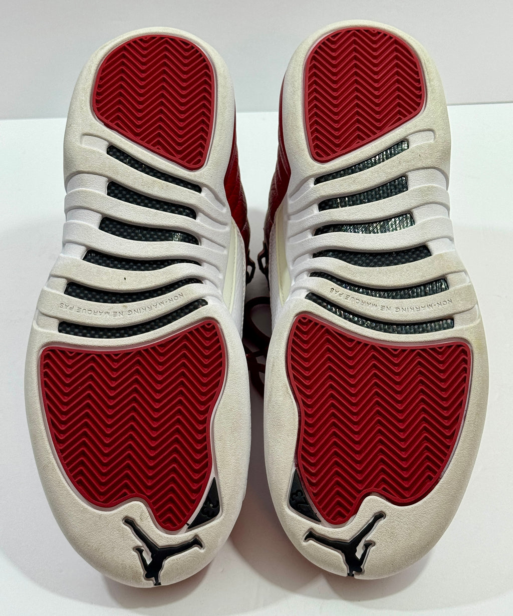 USED SIZE 6.5 YOUTH - AIR JORDAN 12 RETRO "GYM RED" 2016 GS