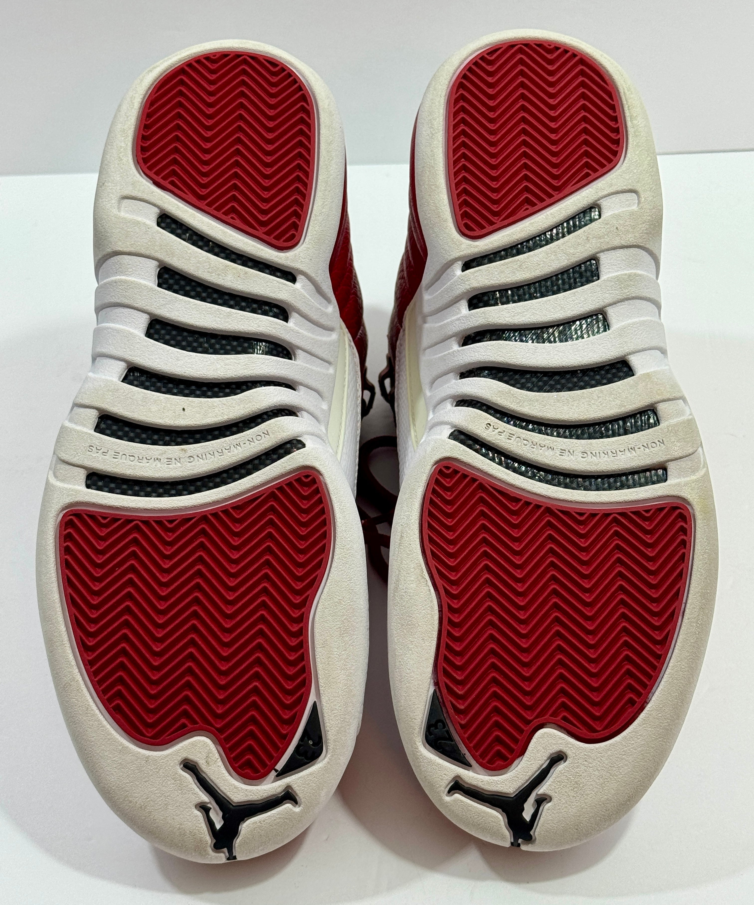 USED SIZE 6.5 YOUTH - AIR JORDAN 12 RETRO "GYM RED" 2016 GS