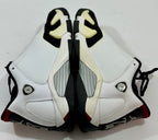 USED SIZE 6.5 YOUTH - AIR JORDAN 14 RETRO GS "BLACK TOE" 2014