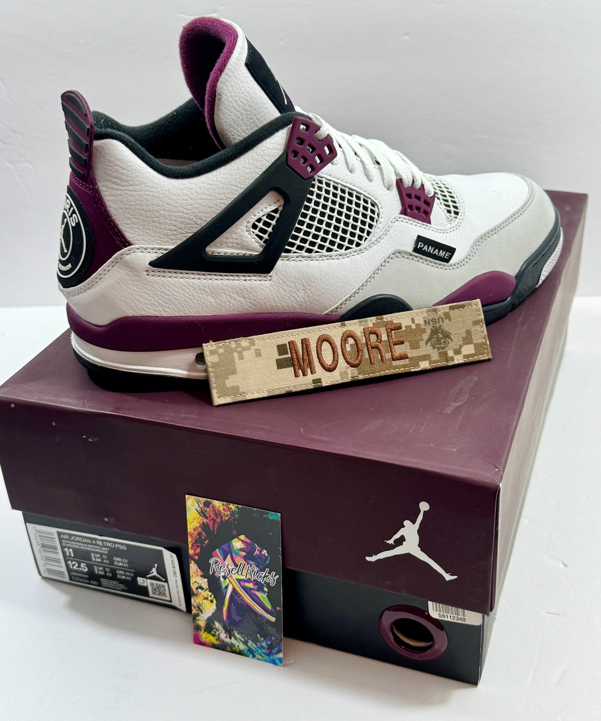 NEW SIZE 11 MENS - AIR JORDAN 4 RETRO "PSG PARIS SAINT-GERMAIN" 2020