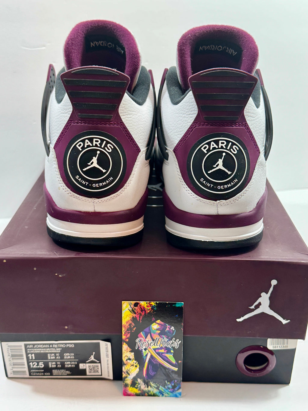 NEW SIZE 11 MENS - AIR JORDAN 4 RETRO "PSG PARIS SAINT-GERMAIN" 2020