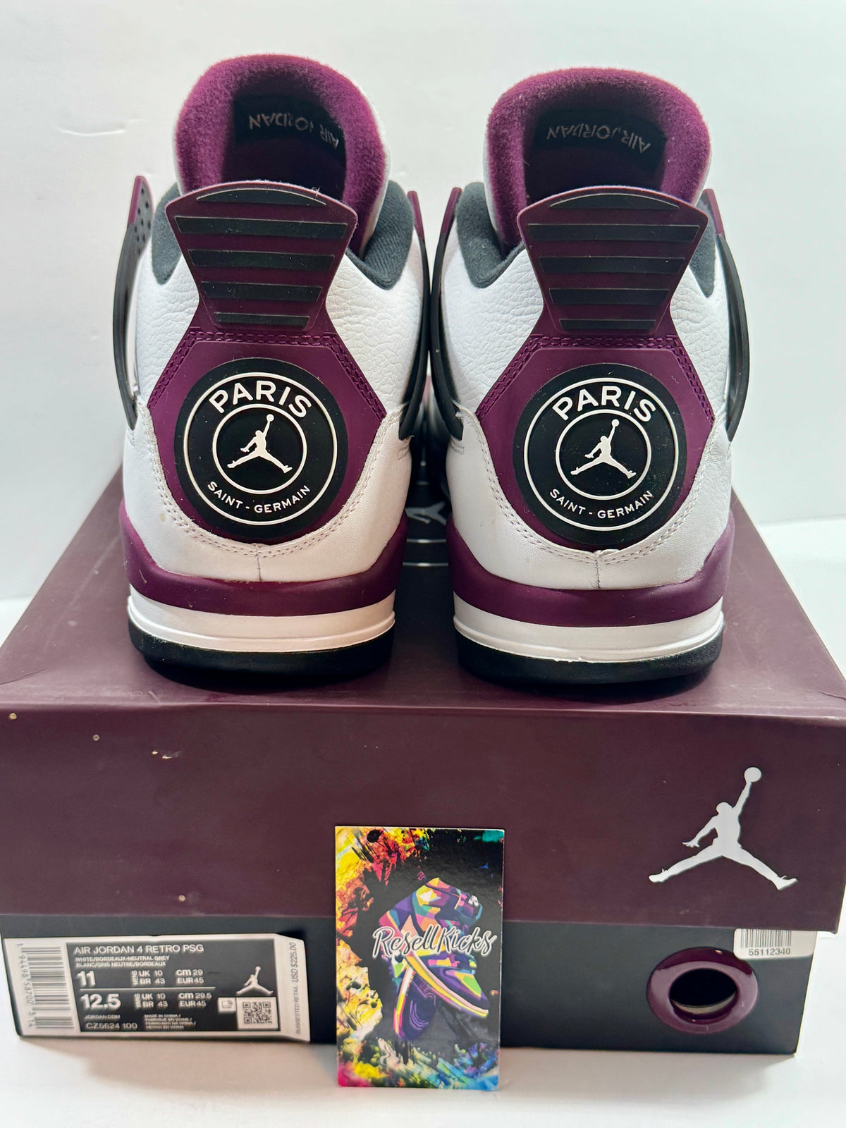 NEW SIZE 11 MENS - AIR JORDAN 4 RETRO "PSG PARIS SAINT-GERMAIN" 2020