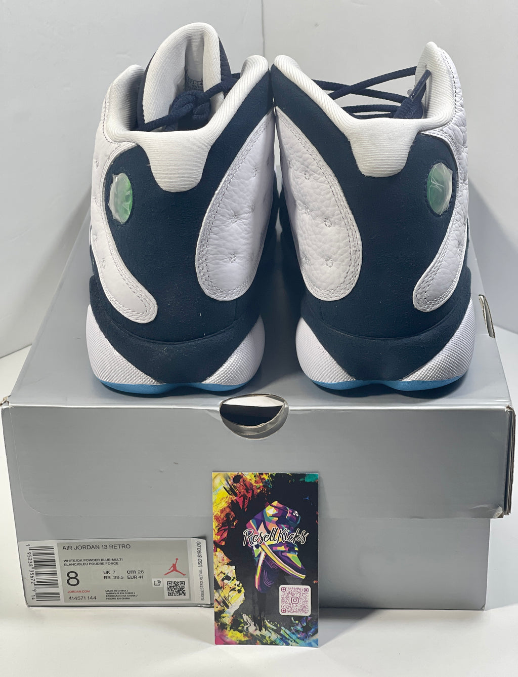 NEW SIZE 8 MENS - AIR JORDAN 13 RETRO "OBSIDIAN" 2021