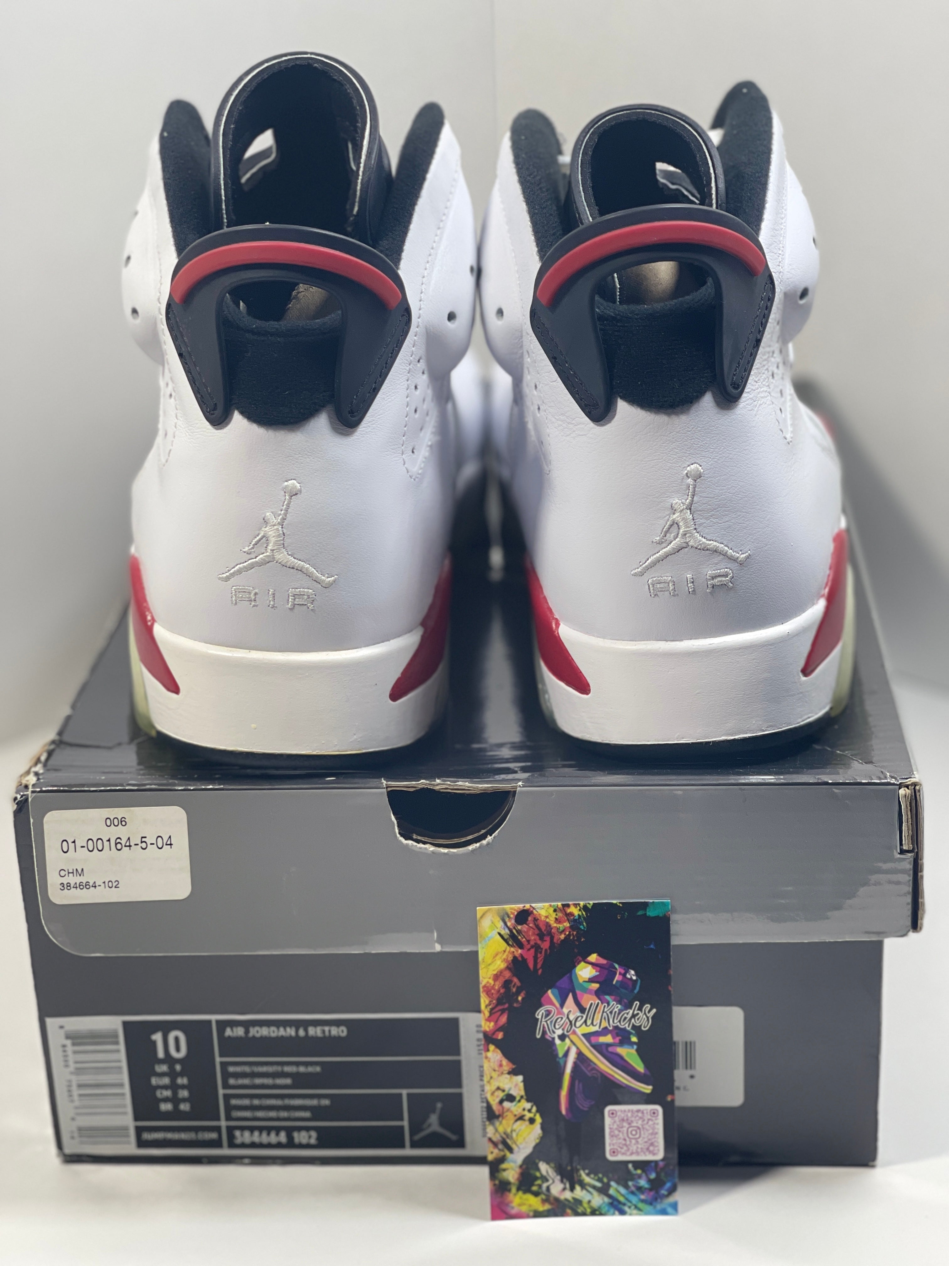 NEW SIZE 10 MENS - AIR JORDAN 6 RETRO "BULLS" 2010