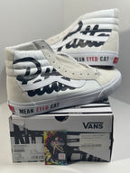 NEW SIZE 11 MENS - VANS UA SK8-HI REISSUE VLT LX PATTA "MEAN EYED CAT WHITE" 2021
