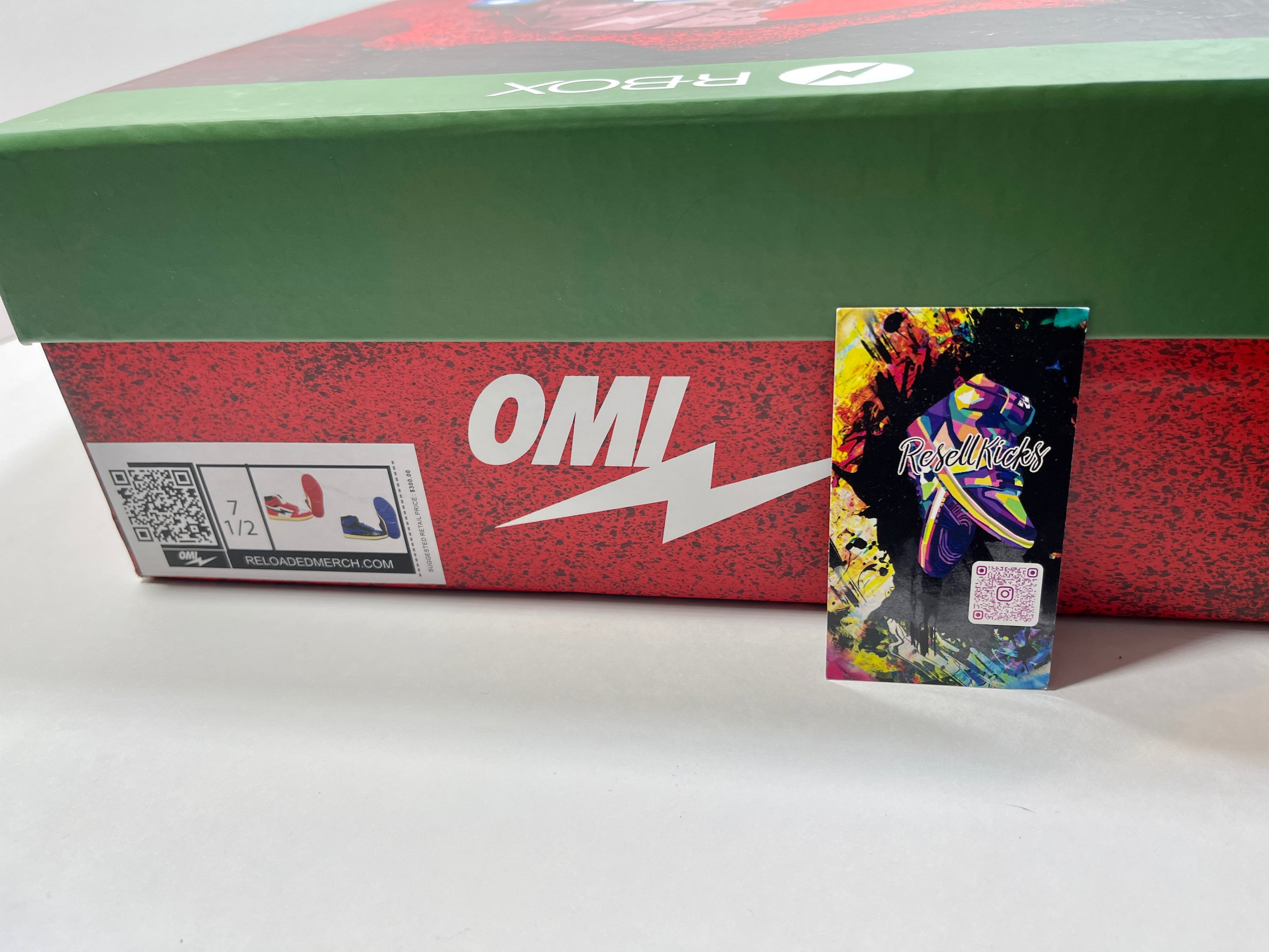 NEW SIZE 7.5 MENS - OMI ZERO'S DOUBLE PACK "RELOADED FOR WAR"