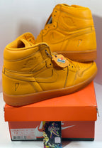 NEW SIZE 12 MENS - AIR JORDAN 1 RETRO HIGH OG G8RD "ORANGE PEEL" 2017
