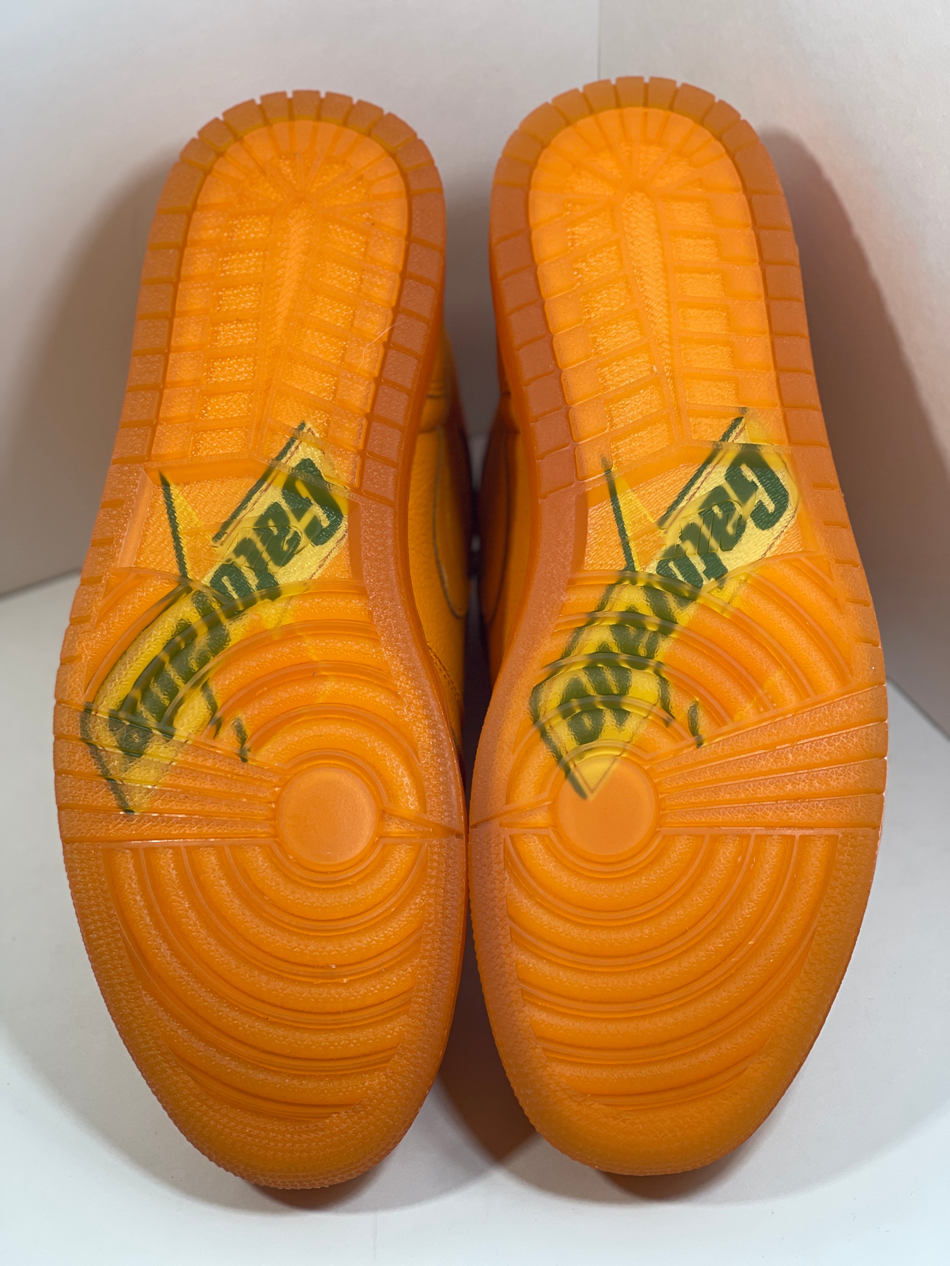 NEW SIZE 12 MENS - AIR JORDAN 1 RETRO HIGH OG G8RD "ORANGE PEEL" 2017