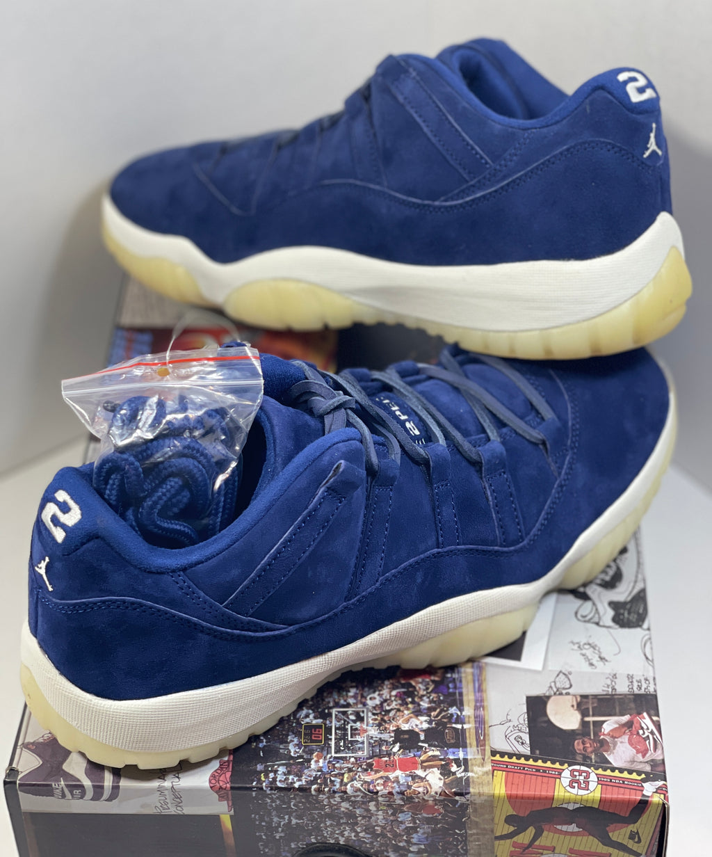 NEW SIZE 12 MENS - AIR JORDAN 11 RETRO LOW "DEREK JETER RE2PECT" 2018