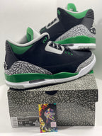 NEW SIZE 12 MENS - AIR JORDAN 3 RETRO "PINE GREEN" 2021