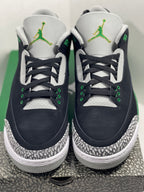 NEW SIZE 12 MENS - AIR JORDAN 3 RETRO "PINE GREEN" 2021