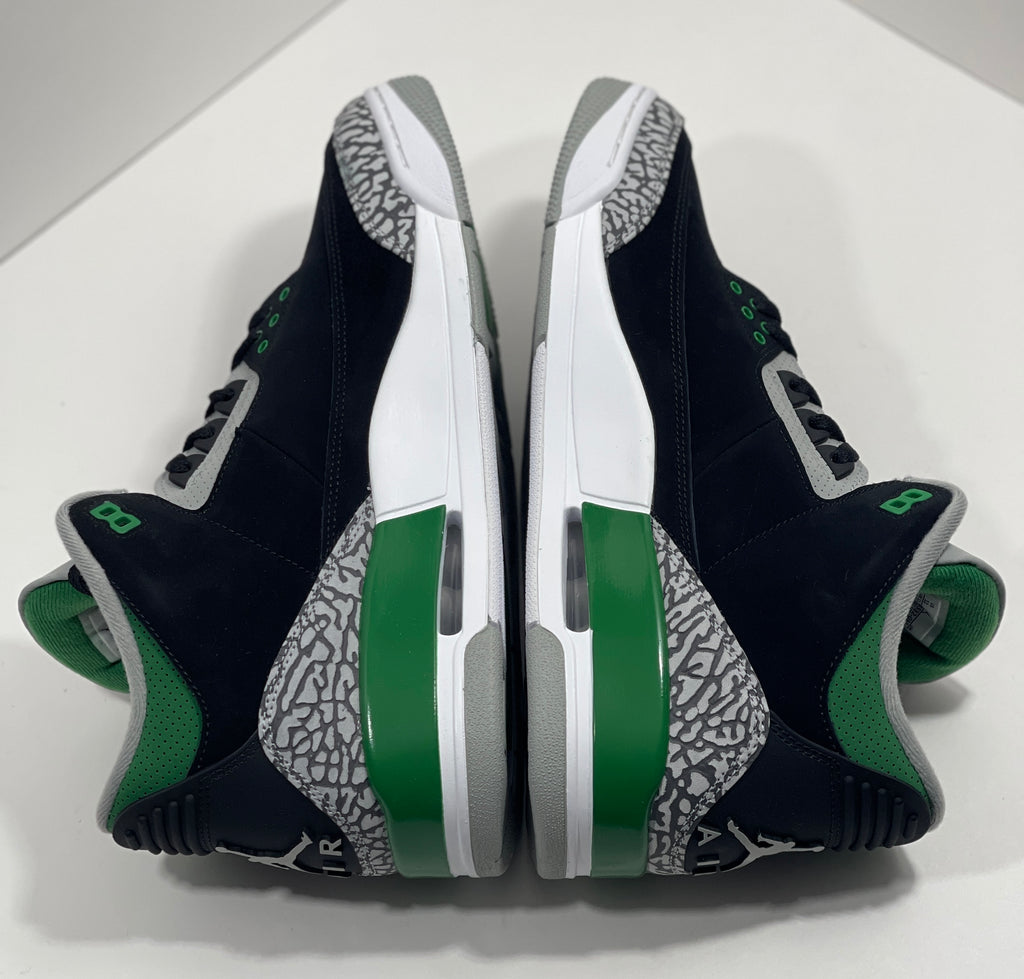 NEW SIZE 12 MENS - AIR JORDAN 3 RETRO "PINE GREEN" 2021