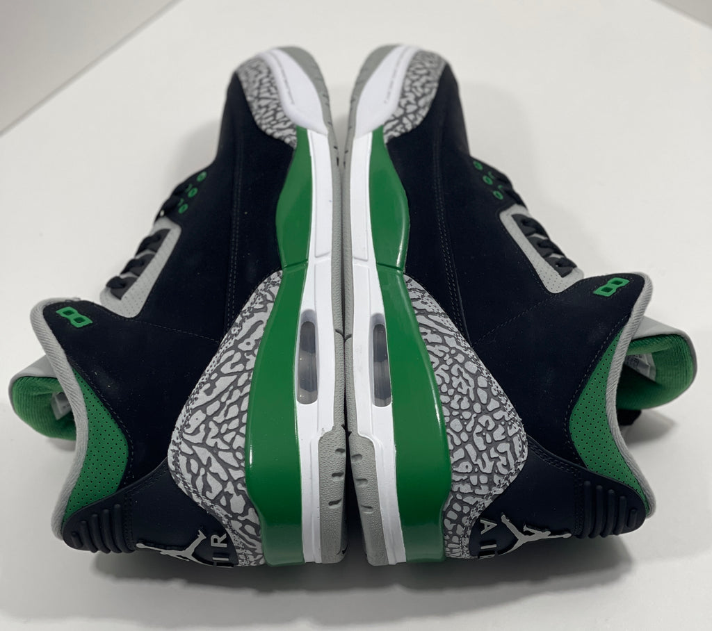 NEW SIZE 12 MENS - AIR JORDAN 3 RETRO "PINE GREEN" 2021