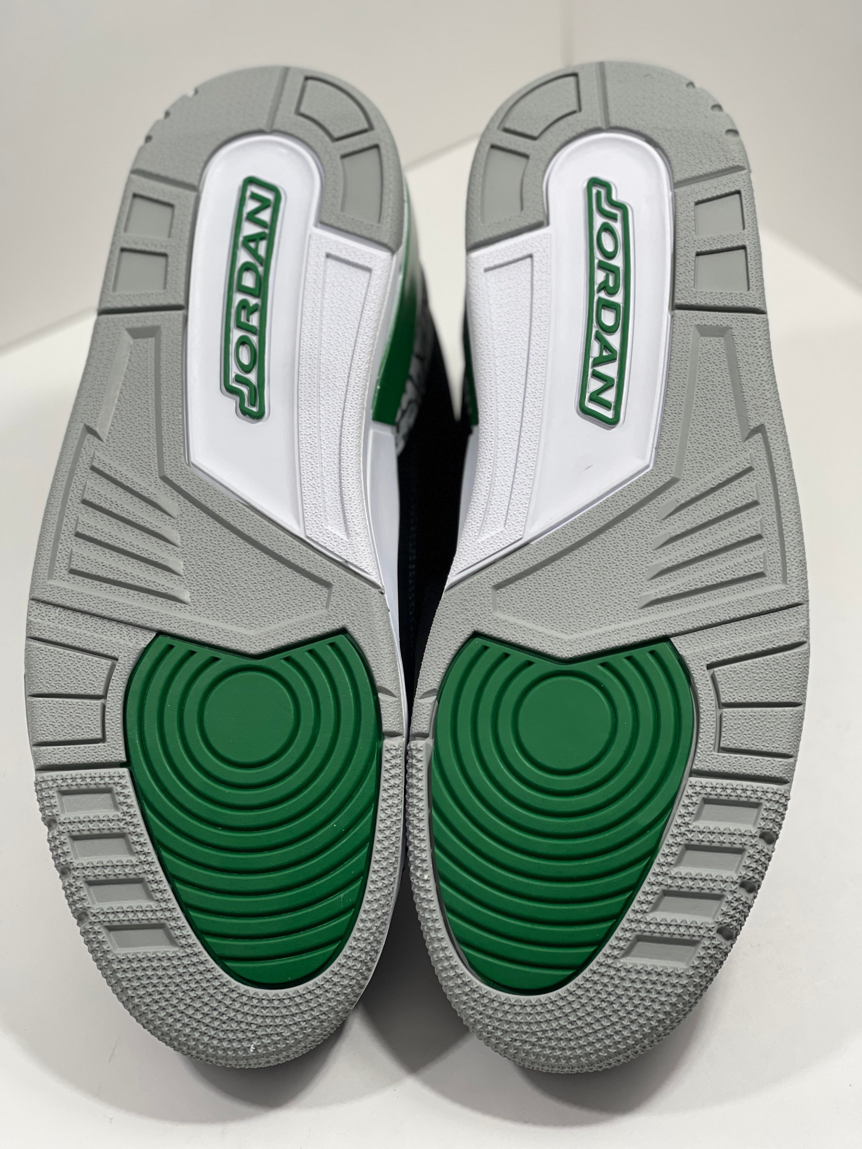 NEW SIZE 12 MENS - AIR JORDAN 3 RETRO "PINE GREEN" 2021