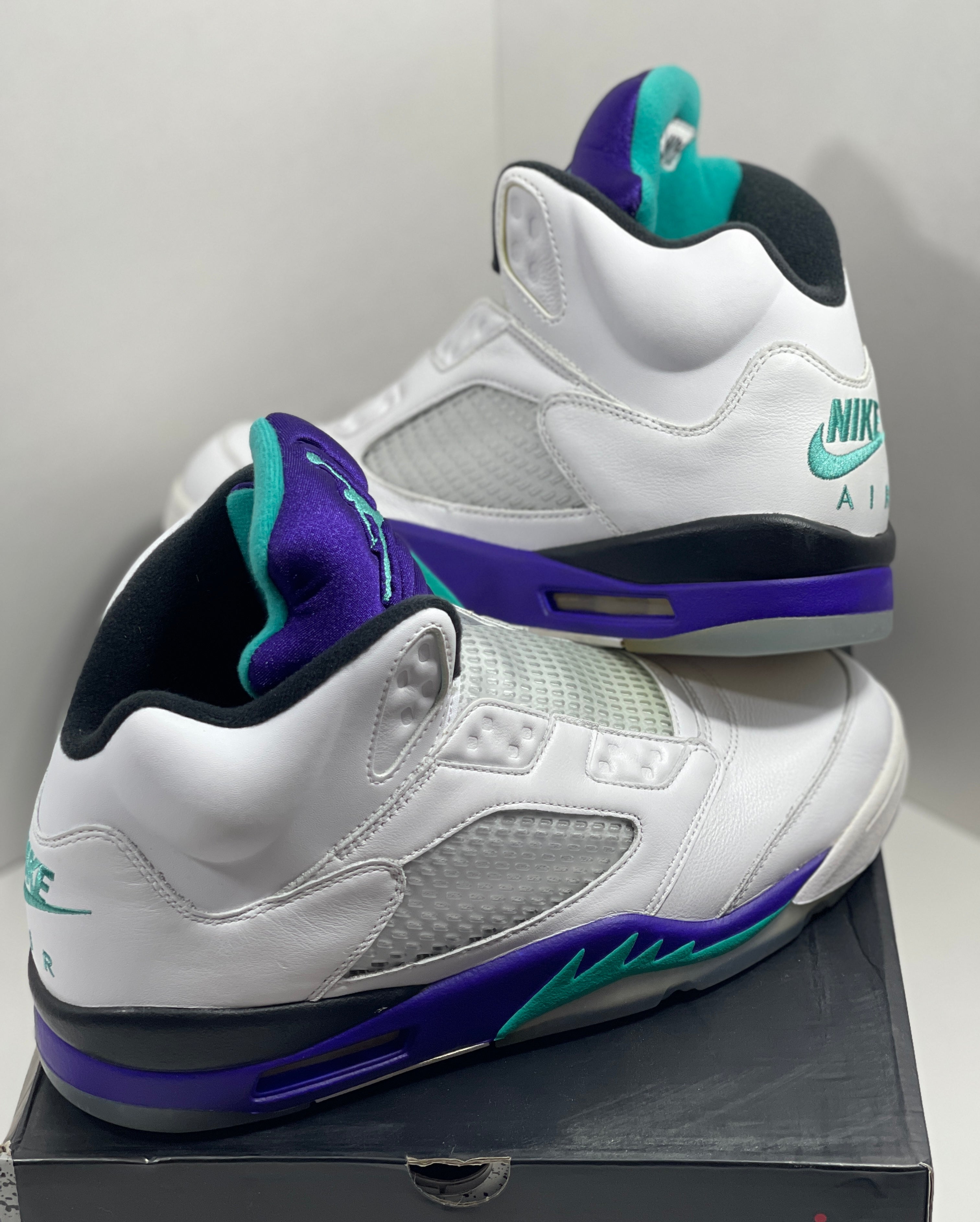 NEW SIZE 12 MENS - AIR JORDAN 5 RETRO NRG "GRAPE FRESH PRINCE" 2018