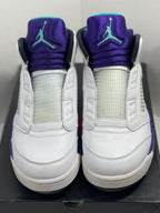 NEW SIZE 12 MENS - AIR JORDAN 5 RETRO NRG "GRAPE FRESH PRINCE" 2018